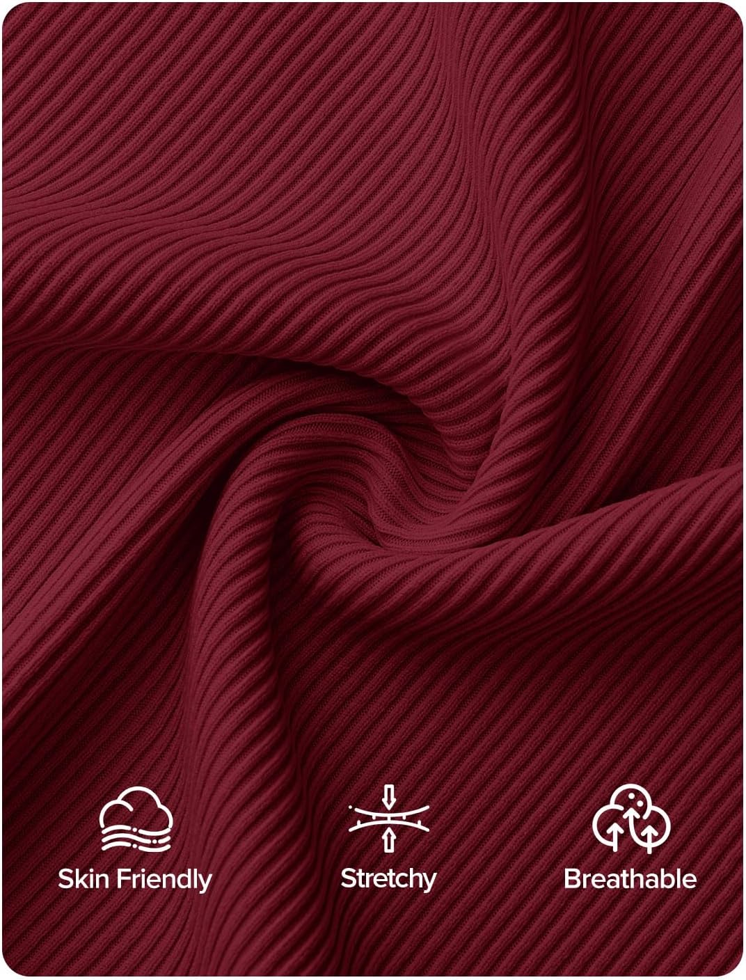 ZESICA Women's Mesh Puff Long Sleeve Shirts 2026 Spring Fall V Neck Ribbed Knit Sexy Going Out Tops Casual Work Blouse - Image 6