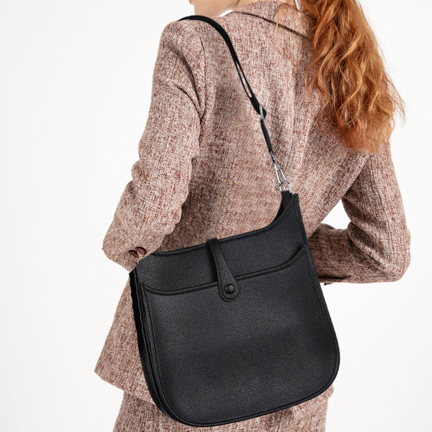 Leather Crossbody Bags for Women Shoulder Purse Large Hobo PU Leather Satchel Purses and Handbags