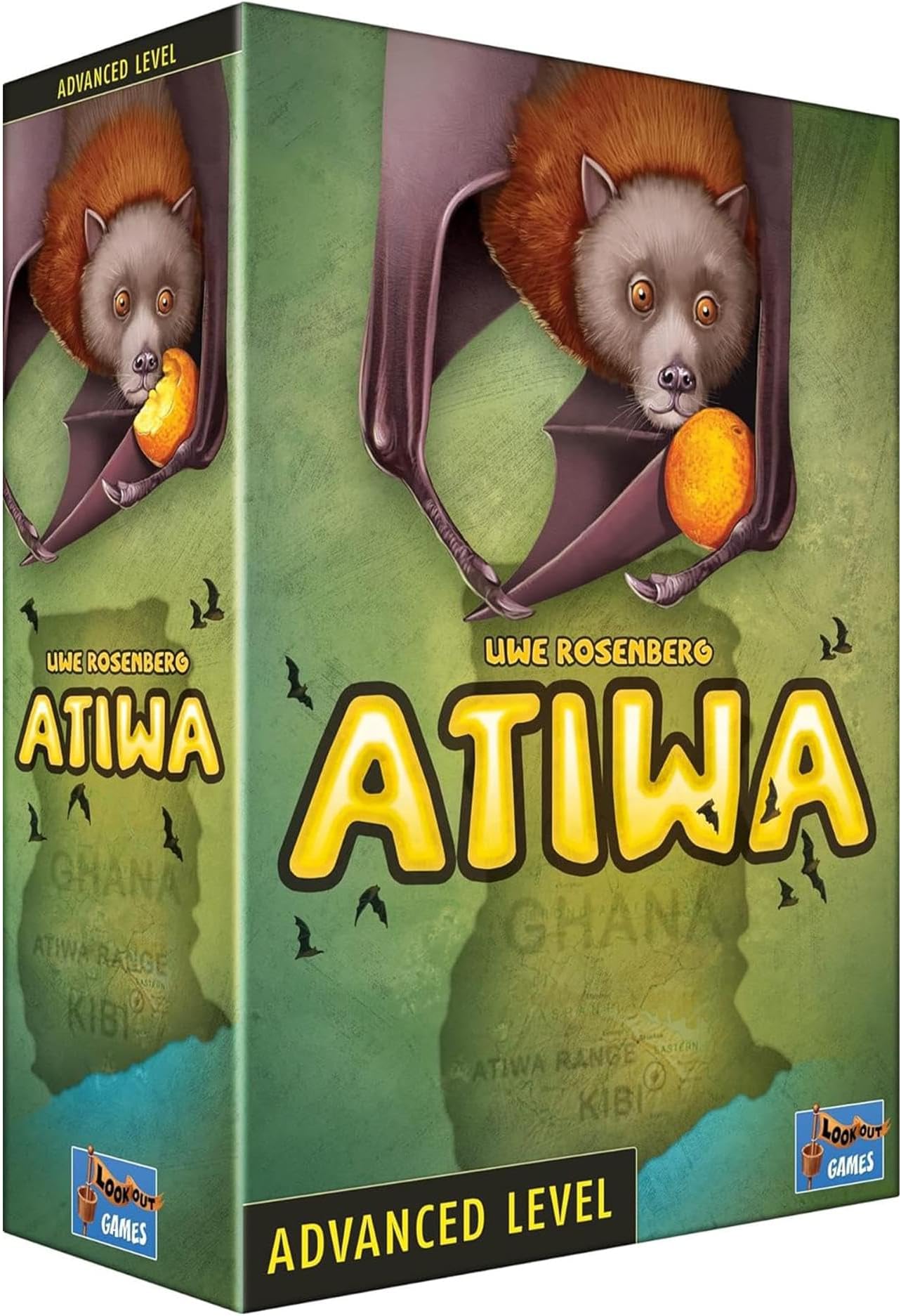 Lookout Games Atiwa Board Game | Fruit Bat Farming Game | Worker Placement Strategy Game | Resource Management Game for Kids and Adults | Ages 12+ | 1-4 Players | Avg. Playtime 90 Minutes | Made by