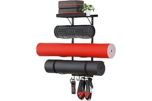 Yoga Wall Mount: Keep Your Yoga Essentials Organized and Accessible