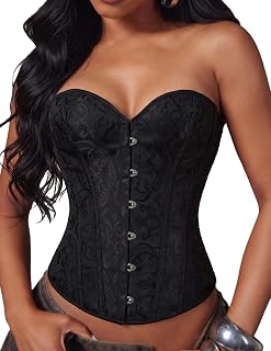 Avidlove Corset Tops for Women Sexy Overbust Bustier Waist Lingerie