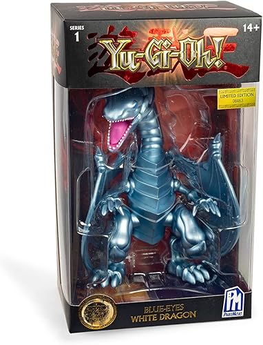 Miniatura 4 de Yu-Gi-Oh! Figura de acción articulada altamente detallada de 7 pulgadas, edición limitada, incluye tarjeta de intercambio exclusiva, el dragón