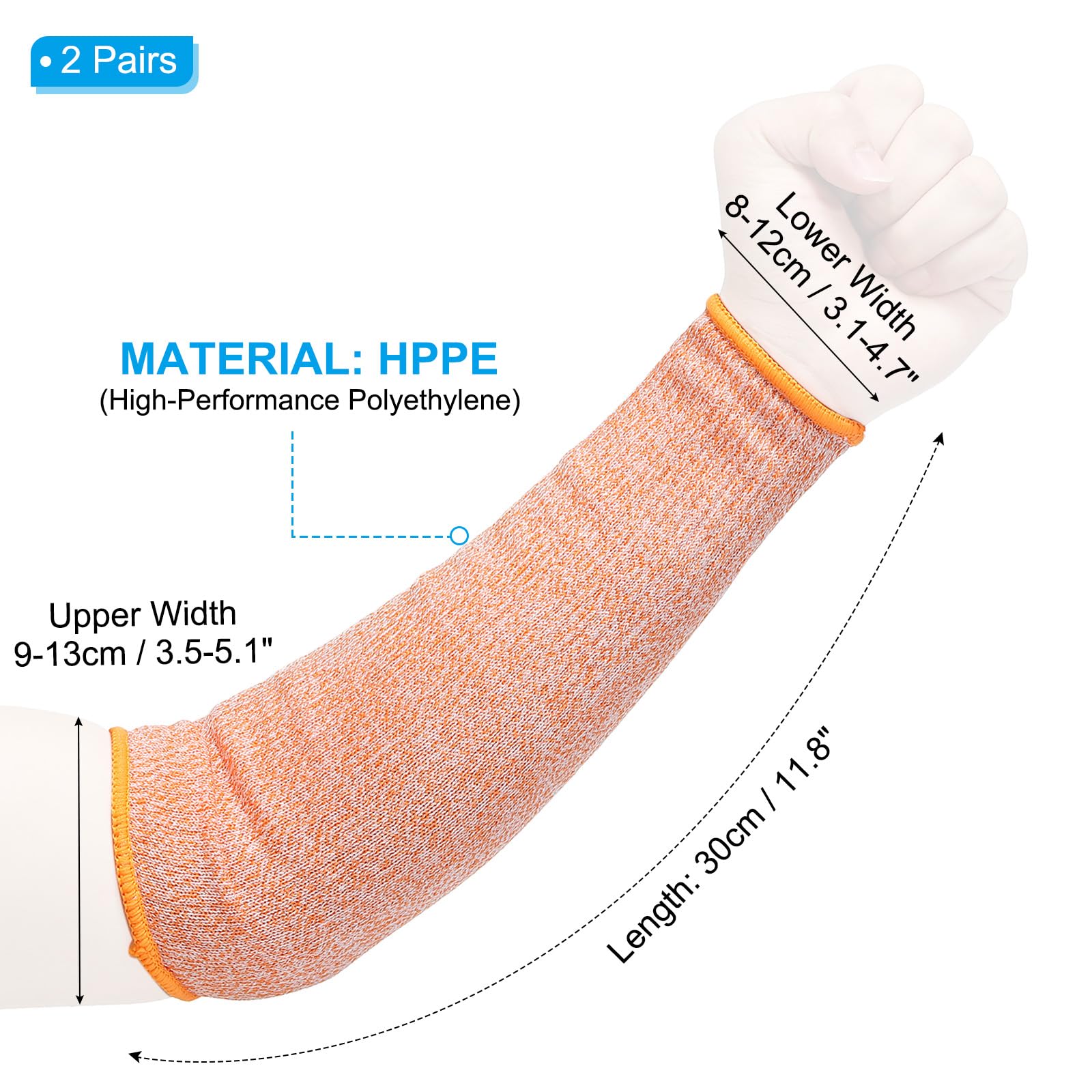 PATIKIL 12 Inch Cut Resistant Sleeve - Image 2