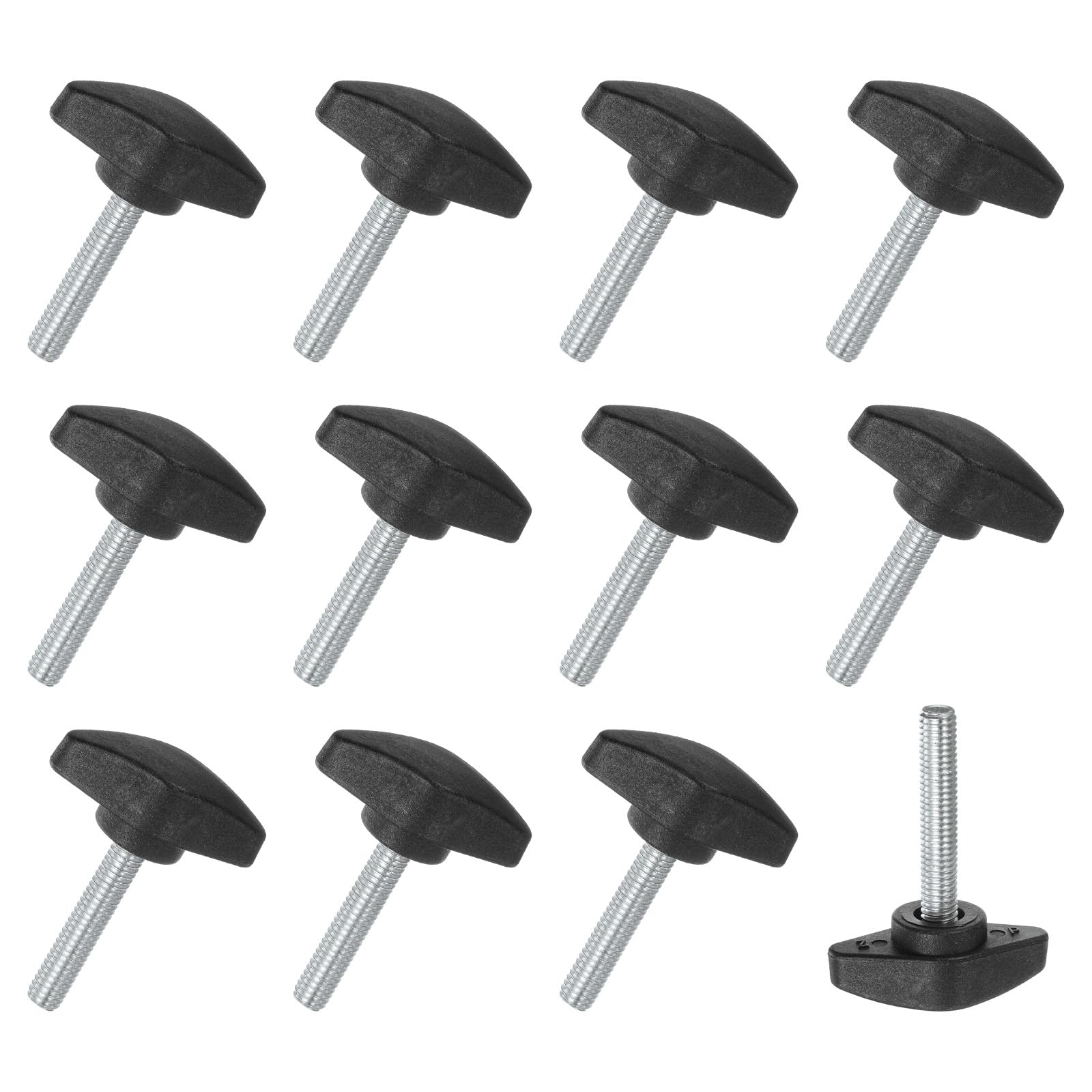 Viti A Farfalla Manopole Filettate, Manopola Di Serraggio In Plast 1pzm6 M8 M10 668863