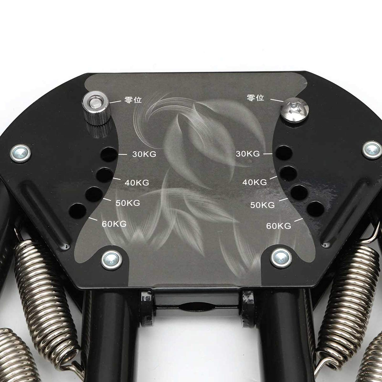 Ejercitador de brazos, expansor de pecho de entrenamiento de fuerza 4 en 1, resistencia ajustable de 66 a 132 libras, equipo de entrenamiento muscular con asas antideslizantes