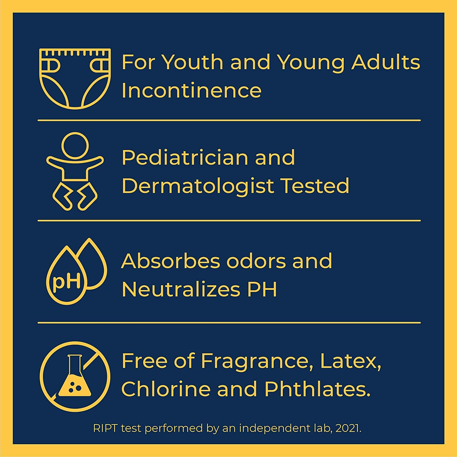 Select Kids Diaper Booster Pads | Underwear & Diaper Liners | Potty Training Underwear Inserts & Incontinence Liners