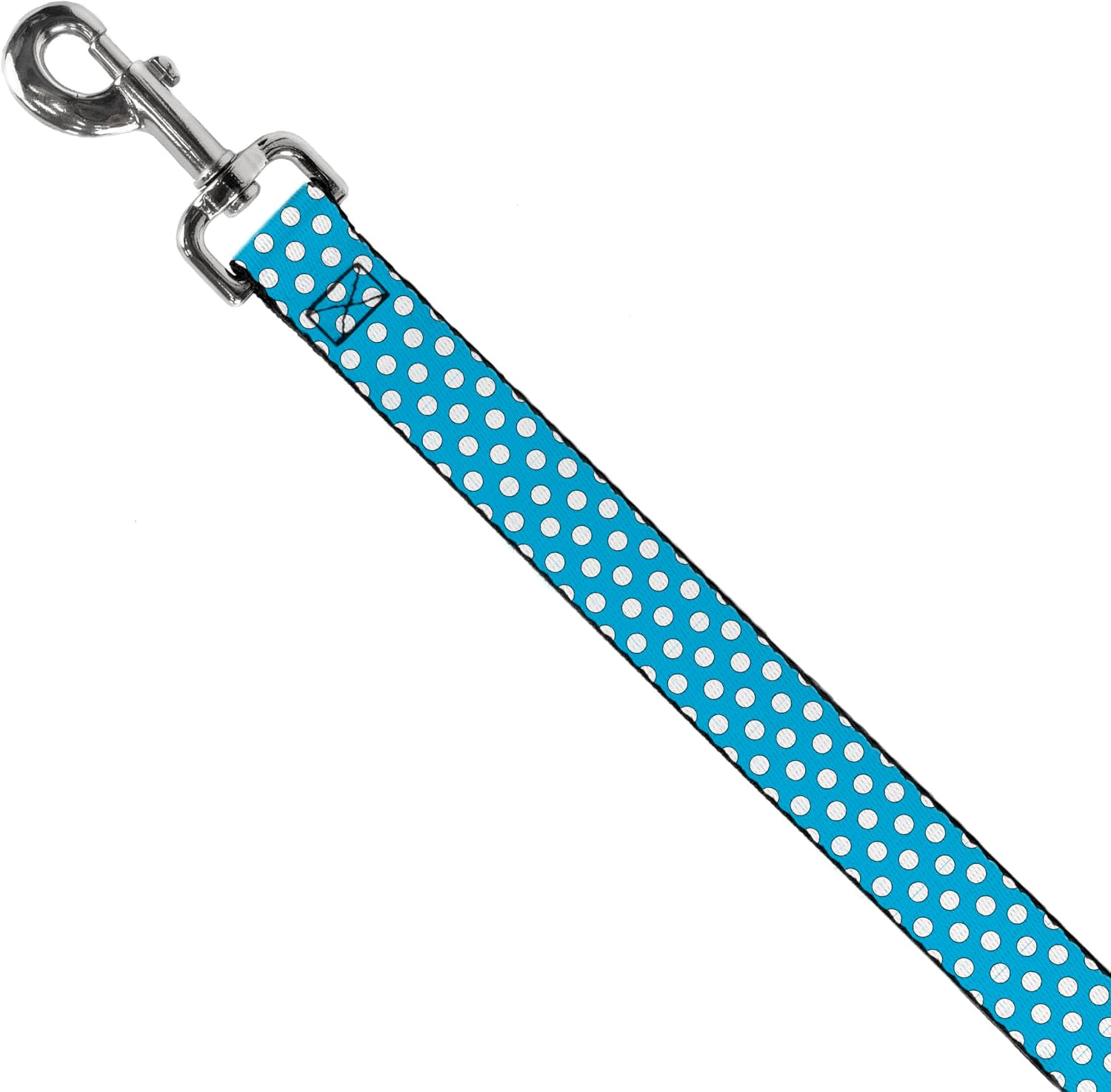 Dog Leash Minnie Mouse Bow Dots Blue Black White Red 4 Feet Long 1.5 Inch Wide