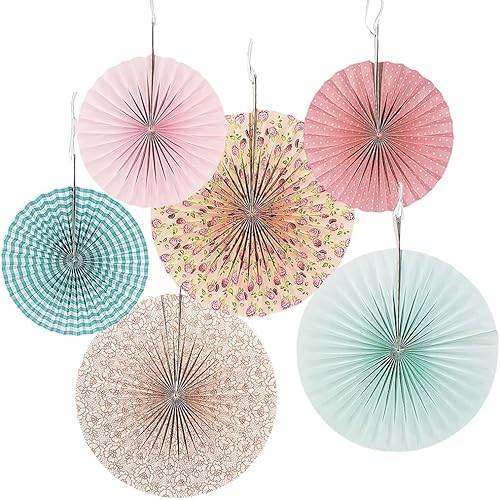 Abanicos colgantes de la colección vintage para boda, decoración de fiesta, decoración colgante, decoración para colgar, decoración para colgar,