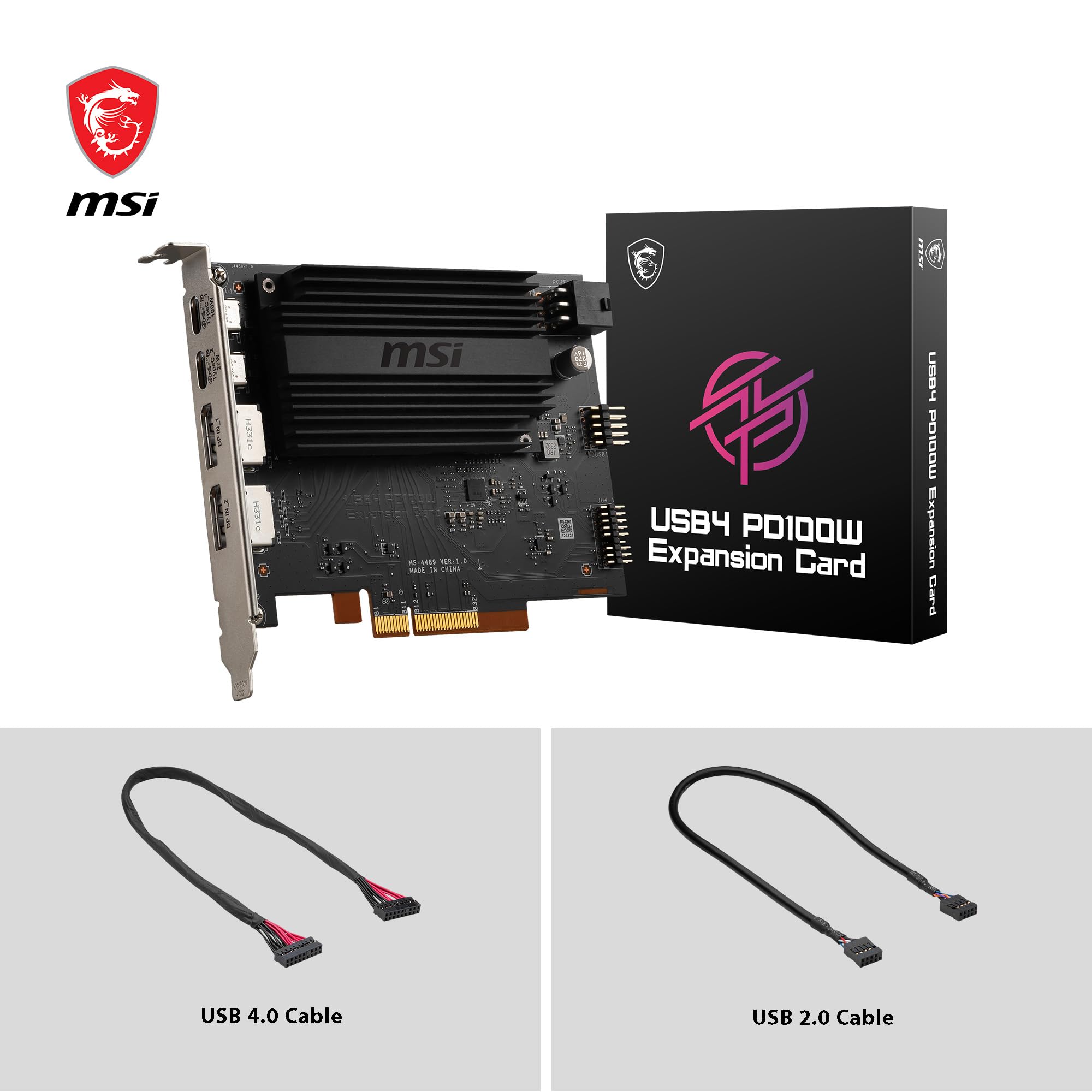 Amazon.co.jp: MSI USB4 PD100W 拡張カード PCI-e、デュアル
