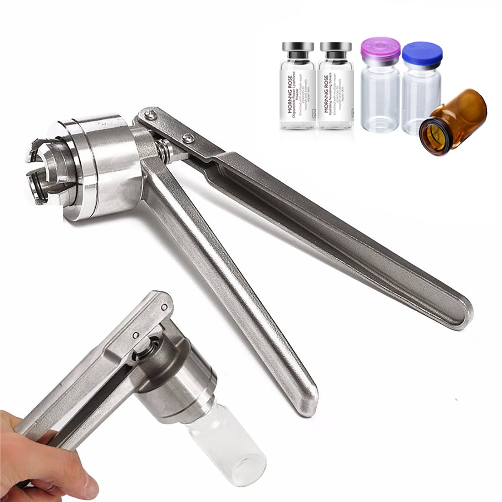 Sertisseuse de parfum manuelle pour flacons et échantillons de 13mm 15mm et 20mm