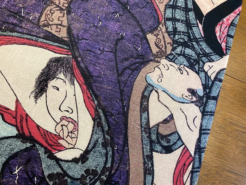 浮世絵　歌川国貞　春画　メタリック　モダンアート　絵画 Yahoo!オークション - 真作/江戸期春画 歌川国貞 浮世絵 木版画