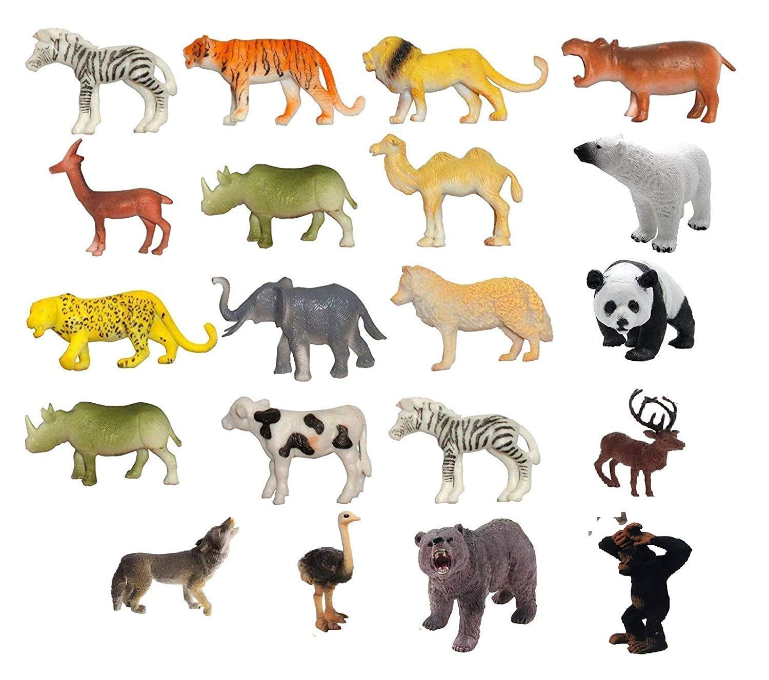 Buy Golden Ocean Tiger Figures (Small, Multicolour) Online at Low