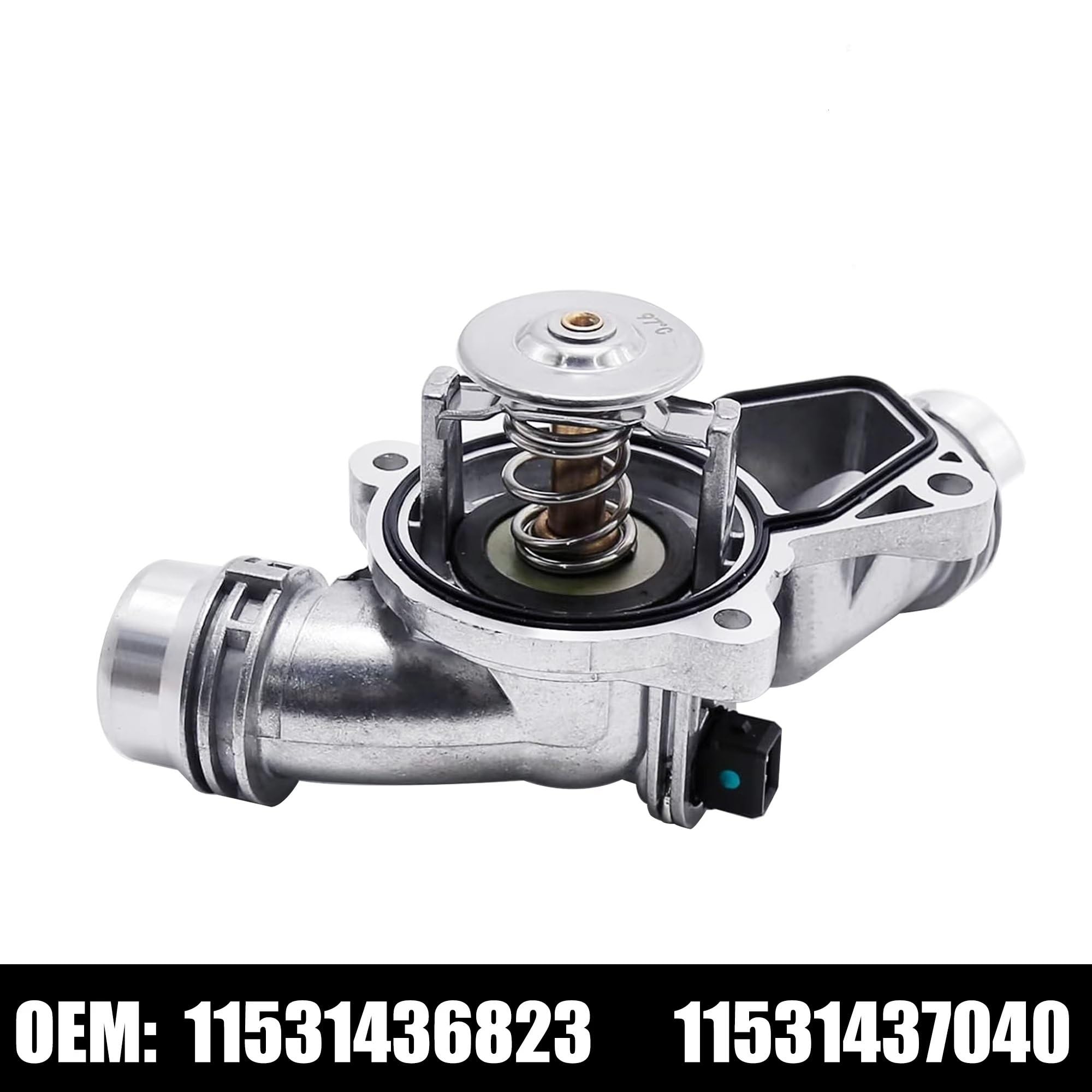 Termostato Refrigerante Compatible Con BMW Para 3' 5' 7' E46 E39 X5 | X3 Z3 Z4 330I 525I Carcasa Termostato Refrigerante Motor 11531437040 11531436823 11537509227