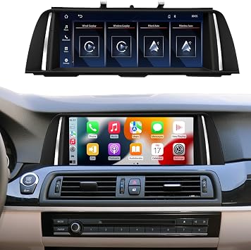 10.25" Linux Screen for BMW 2012-2017 Years 5 Series F10 F11 NBT System, Support Wireless CarPlay Android Auto Multimedia 523i/535i Accessories Car Radio