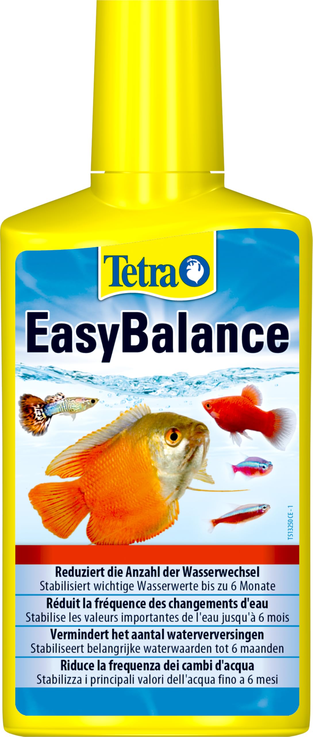 Tetra EasyBalance 250 ml, Stabilizza i Principali Valori dell'Acqua Fino a 6 Mesi, Consentendo di Ridurre la Frequenza dei Cambi dell'Acqua