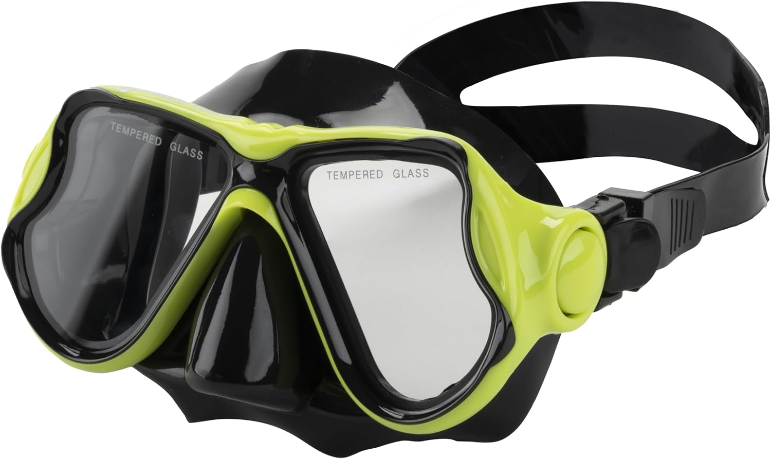Hawaii Divers Manta Ray Adult Snorkel Set - Tempered Glass Snorkeling Mask, One Size, Silicone Mouthpiece Snorkeling Gear, Quick-Release Buckle, Includes Mask and Snorkel for Adult Unisex