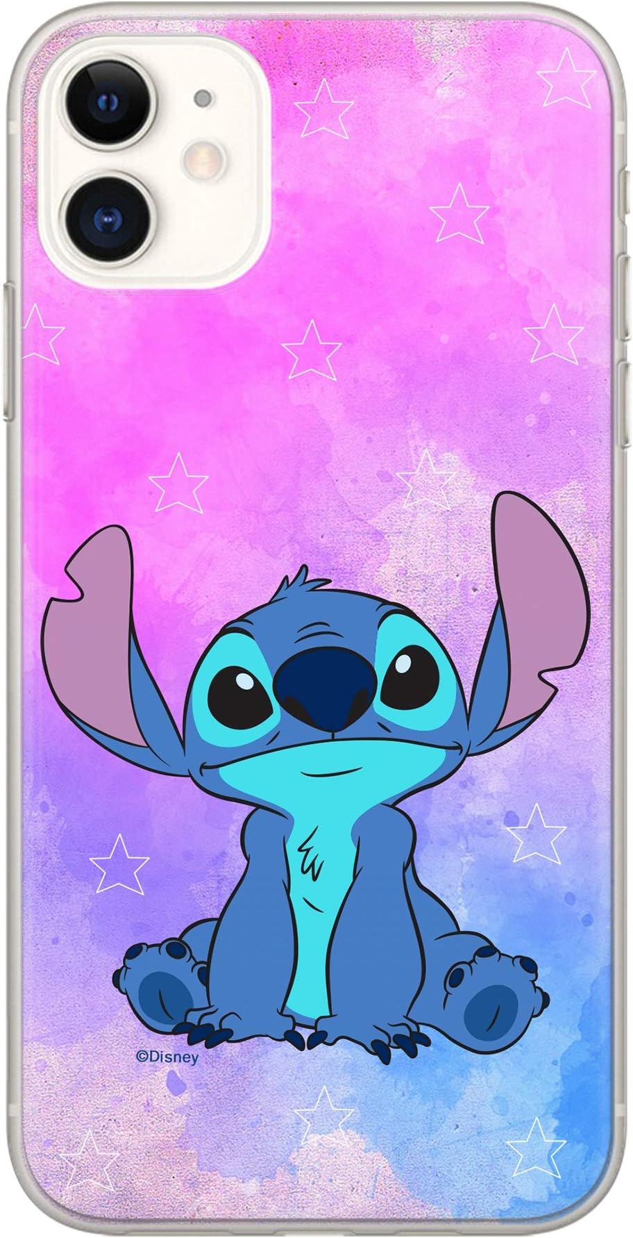 ERT GROUPmobile phone case for Apple Iphone 11 original and officially Licensed Disney pattern Stitch 006 optimally adapted to the shape of the mobile phone, case made of TPU