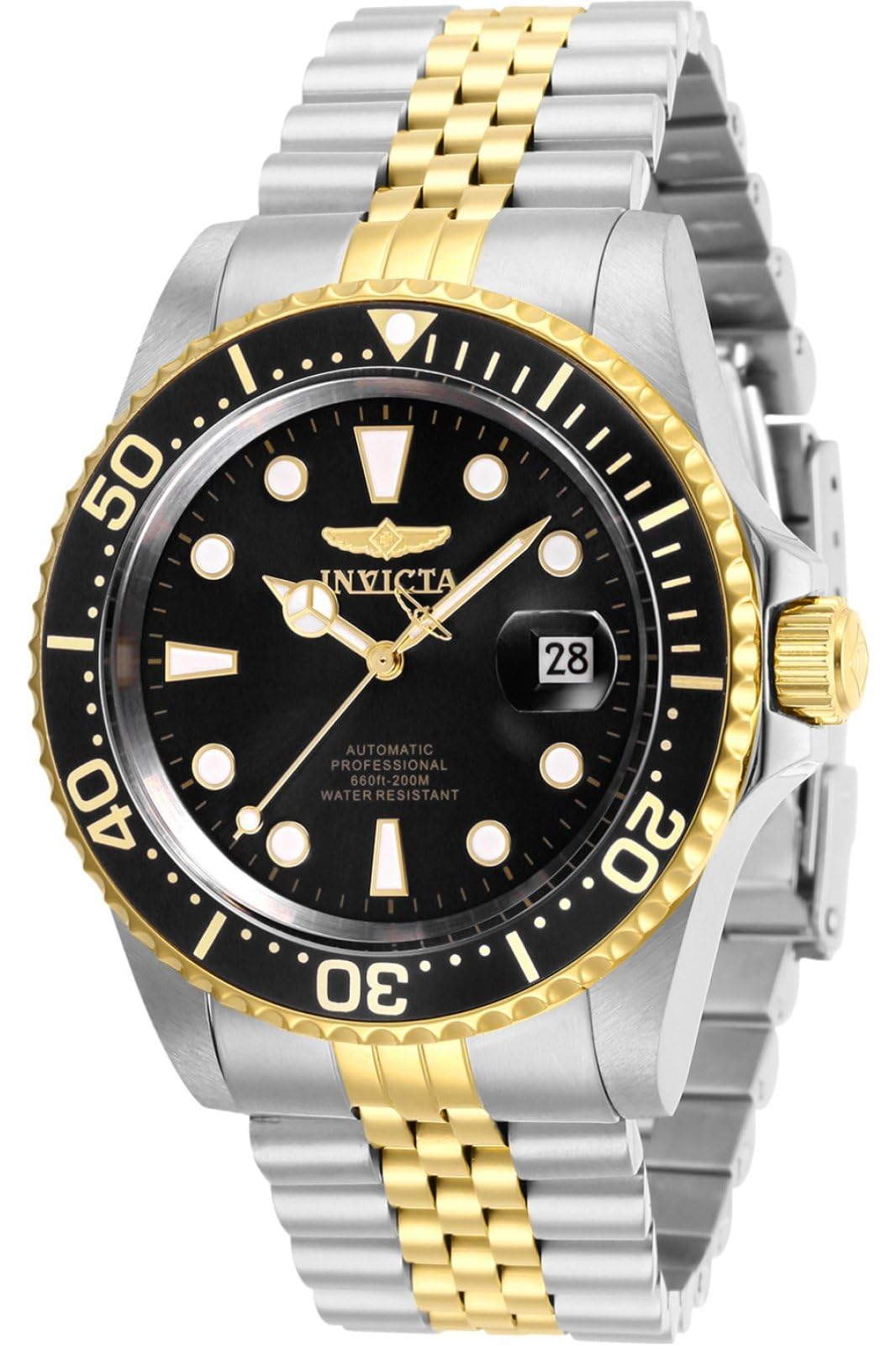 Invicta Stainless Steel Analog Black Dial Mens Watch-30094,Silver Band (B07PT1HDY3) Amazon Price History, Amazon Price Tracker