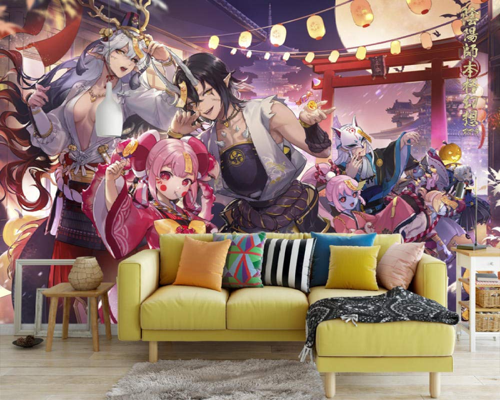Papier peint chambre Onmyoji décor mural 3D poster panoramique studio 250x175 cm