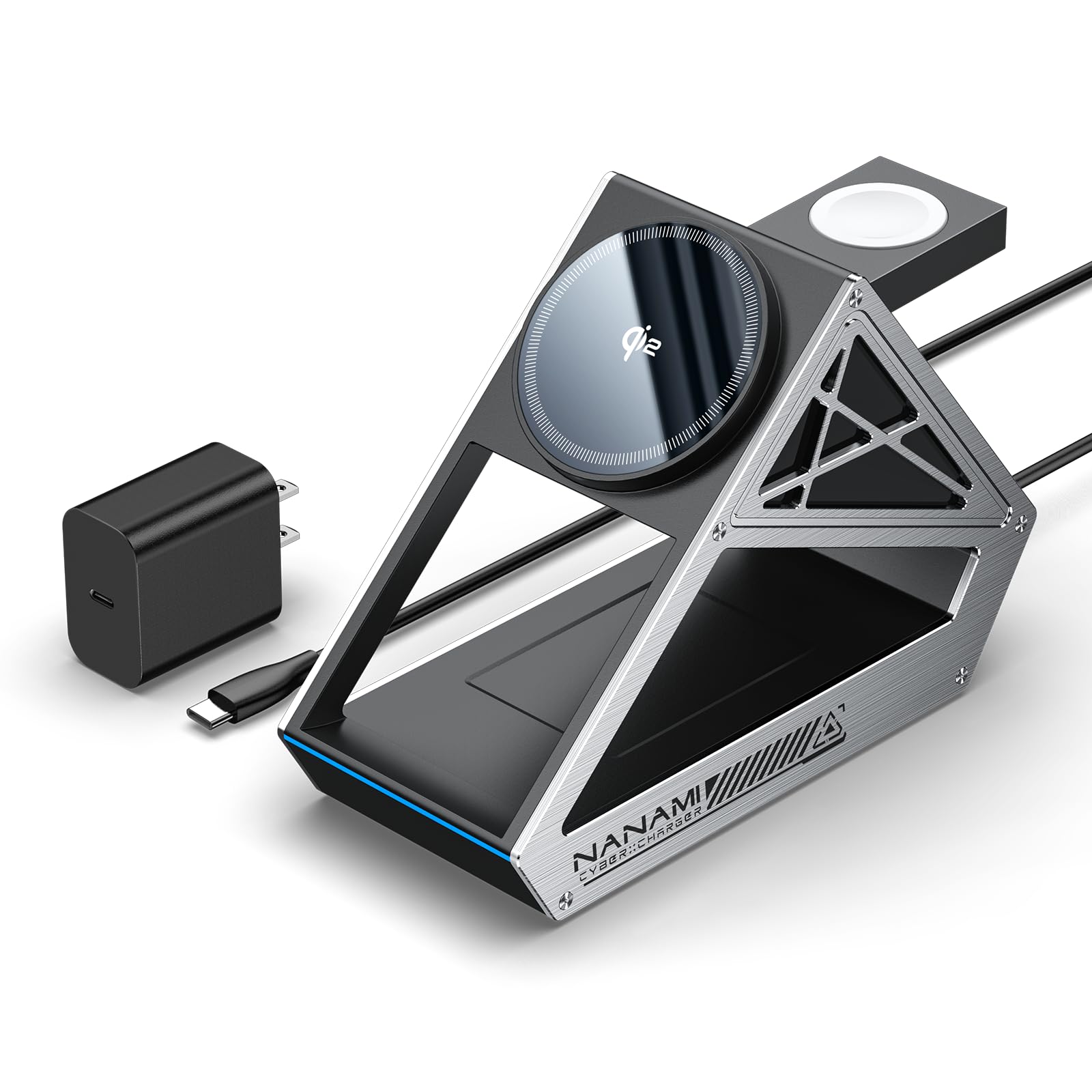 Amazon.co.jp: 【Amazon.jp限定】NANAMI 3-in-1 Mag Safe 充電器 15W高