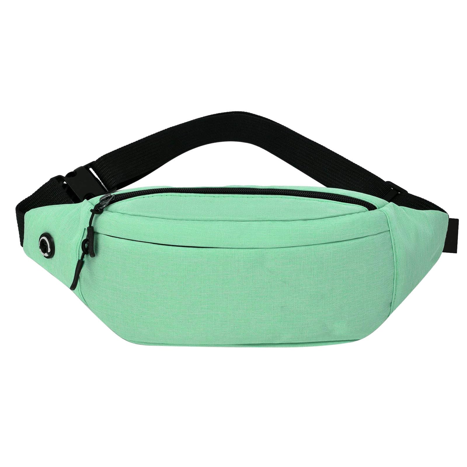 Bum Bag Mens, Bumbags for Men: Portable Bum Bags Travel Hiking Waist Packs Outdoor Money Belt Stylish Mens Bumbag Lightweight Fanny Pack Green One Size