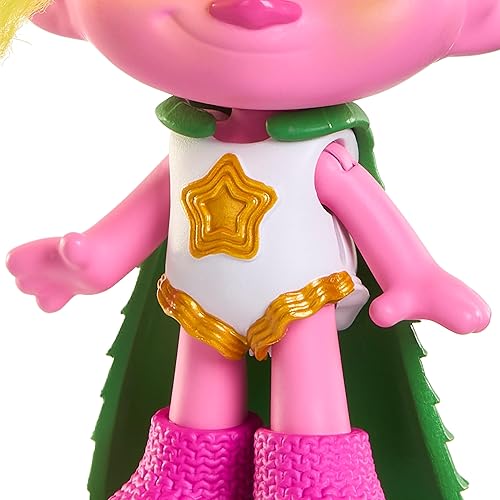 Miniatura 6 de Mattel DreamWorks Trolls Band Together - Muñecas pequeñas con traje de moda y pelo de felpa, juguetes inspirados en la película