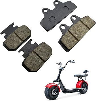 Brake Pad Set for Citycoco Scooter Spare Parts Front and Rear Brake Pad Caliper Electric Bike Electric Scooter Brake Pad Brake Pads Disks (Color : Old Brake Pad)