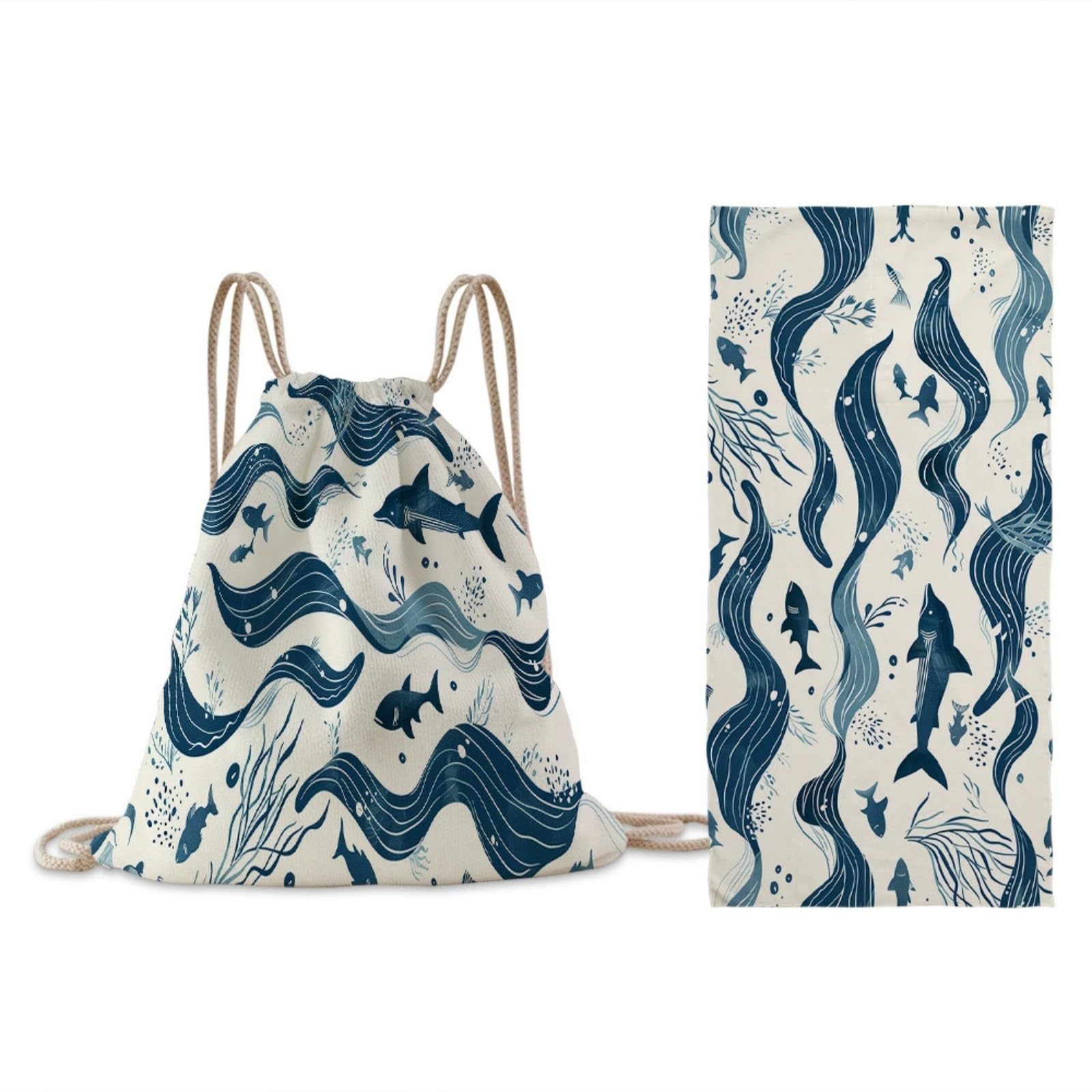 Microfibre Beach Towels for Adults 180x60cm, 2 in 1 Large Beach Towel That Turns Into a Bag, Quick Dry Reusable Soft Towels, Sand Free, Lightweight for Sun Loungers, Travel, Pool, Gym, Camping