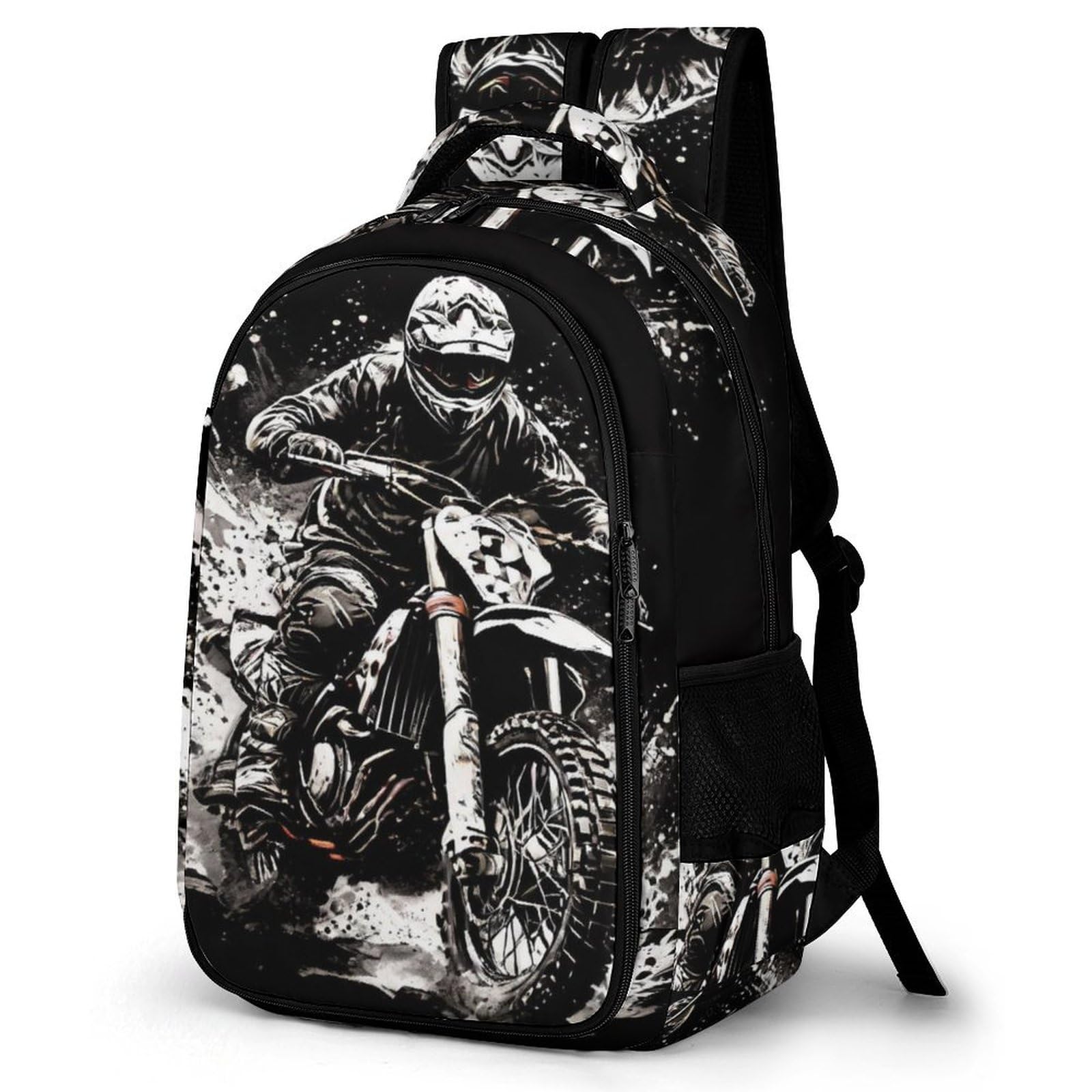 Mochilas Mochila Escolar Para Niños Mochila Escolar Motocicletas Mochilas Escolares De Bicicleta De Montaña Impresos En 3D Para Niños Estudiantes De Primaria Y Secundaria
