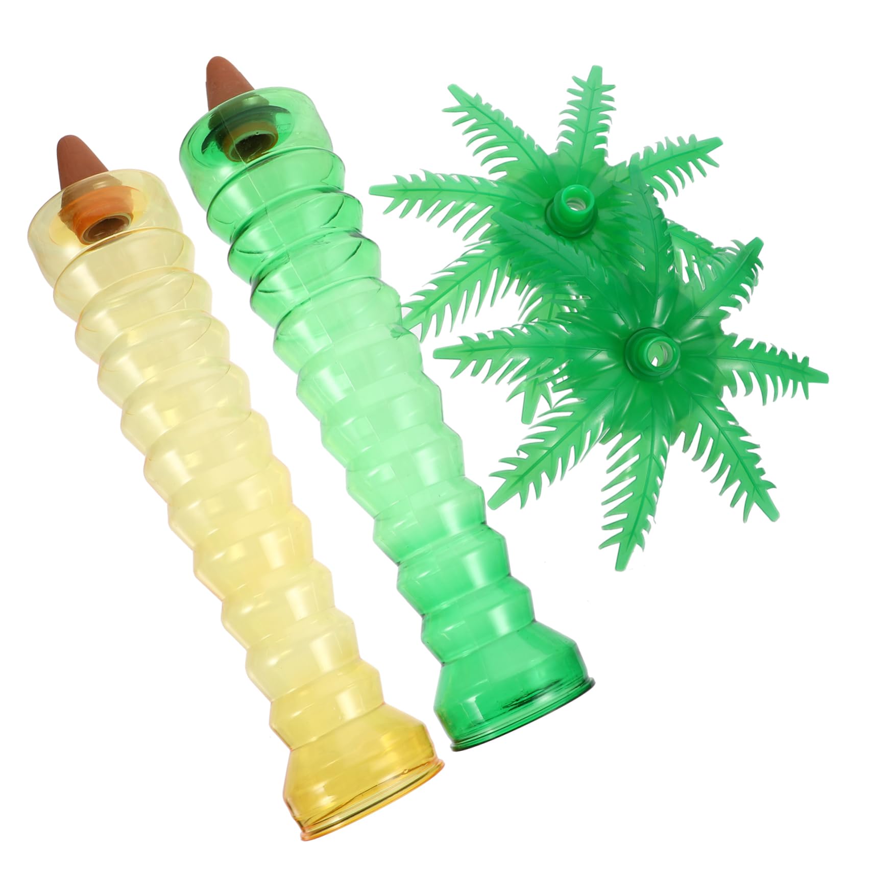 MERRYHAPY 2Pcs Coconut Tree Automatic Plant Creative Self Watering Tool for Plants Unique Decoration for Home and Garden for Busy Plant Lovers