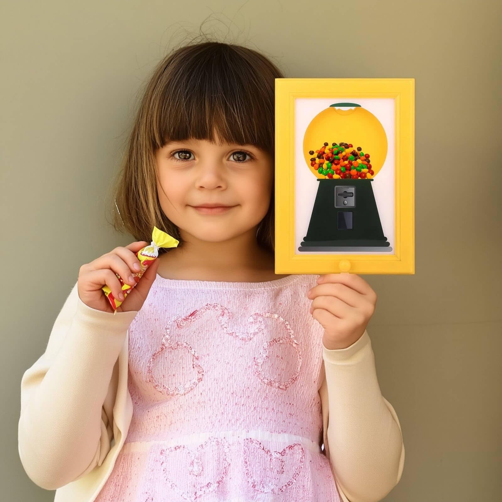 Hiemible Süßigkeiten Spender Bilderrahmen | Lustiger Candy Dispenser Für Party & Zuhause