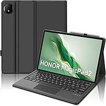 JADEMALL Tastiera con Trackpad per Honor Magic Pad 2 12.3" 2024, Italiana QWERTY Tastiera Bluetooth con Touchpad per Tablet Honor Magic Pad 2 2024, Nero