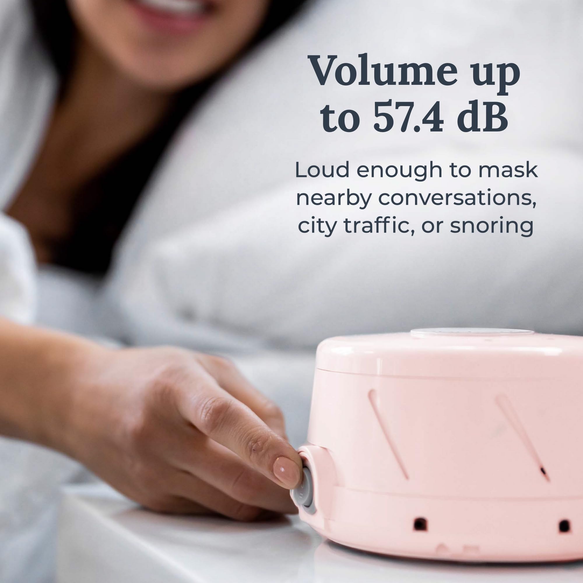 Yogasleep Dohm Classic - Máquina de ruido blanco original, sonido natural relajante de un ventilador real, cancelación de ruido para privacidad en la oficina, viajes y meditación, terapia del sueño