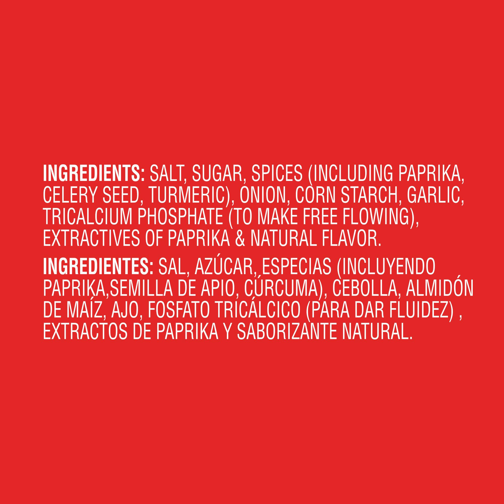 YYST Lawry's Seasoned Salt, 40 oz - One 40 Ounce Container of All-Purpose Seasoned Salt Made with Perfect Blend of Paprika, Celery, Turmeric, Garlic, Salt and Other Spices