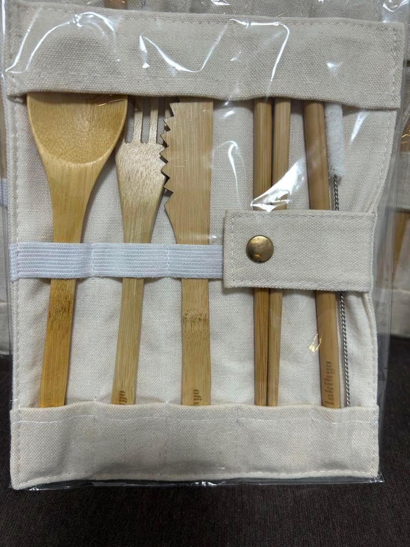 ︎竹製カトラリーセット&times;7セット︎
