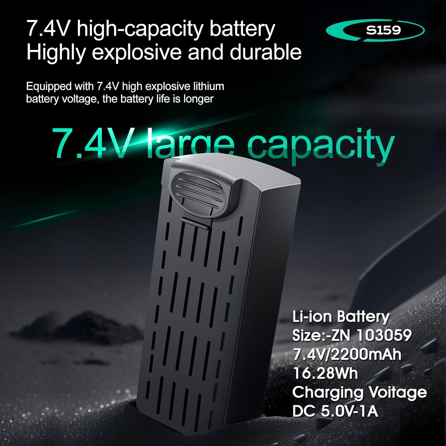Single S159 Battery with specifications