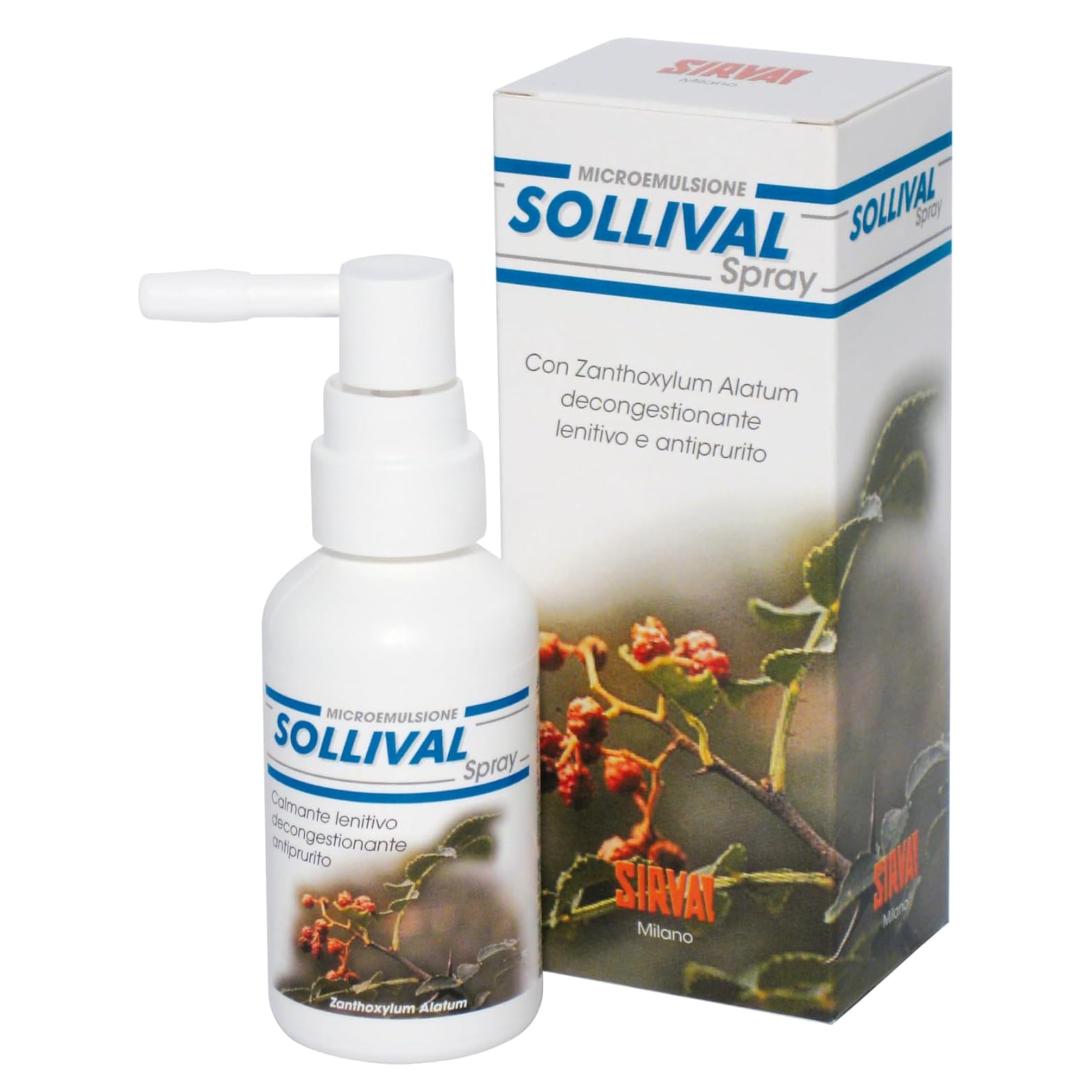 SOLLIVAL Spray – Spray Intimo Delicato per Freschezza e Comfort Quotidiano Femminile – Formula Lenitiva per Mucose Sensibili – Uso Quotidiano – 50 ml