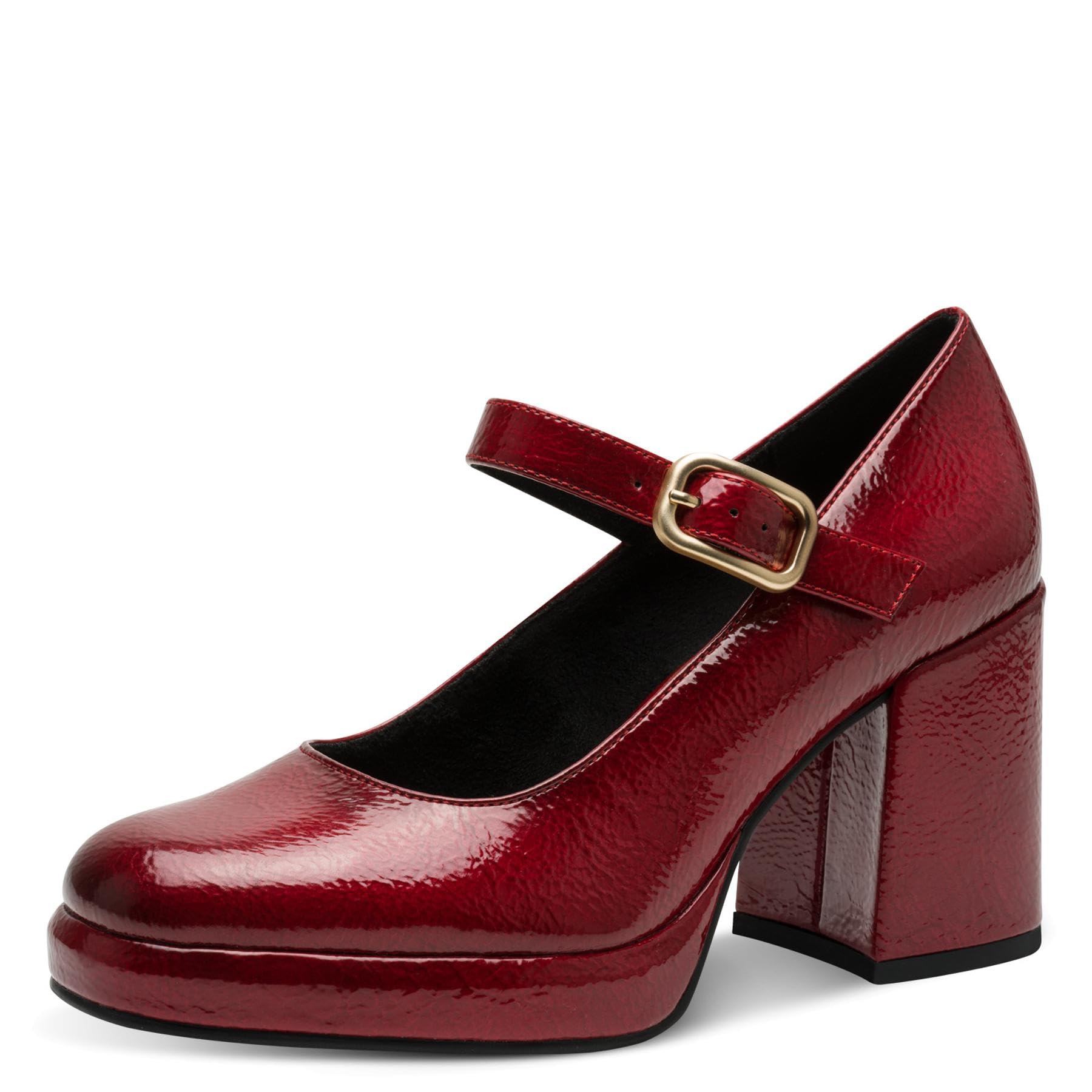 MARCO TOZZI Women's 2-24405-43 Pumps, DK.RED PAT, 36 EU, Dk Red Pat, 4 UK