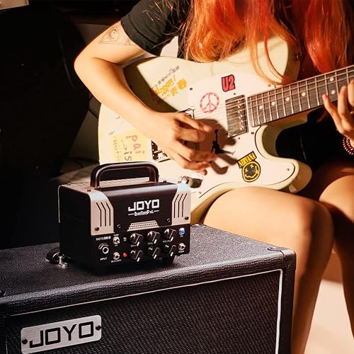 Miniatura 36 de JOYO Bass Mini Amp Head 50 W Preamplificador híbrido tubo amplificador de potencia cabeza con 3 bandas EQ y Bluetooth