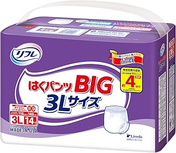 Amazon.co.jp: リフレ はくパンツ BIG 3Lサイズ 14枚入 リブドゥ Amazon.co.jp: リフレ はくパンツ BIG 3Lサイズ 14枚入 リブドゥ