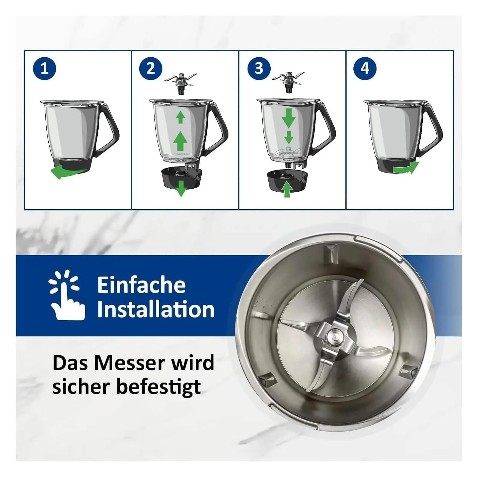 Kompatibel Mit Thermomix, Klinge TM5/TM6