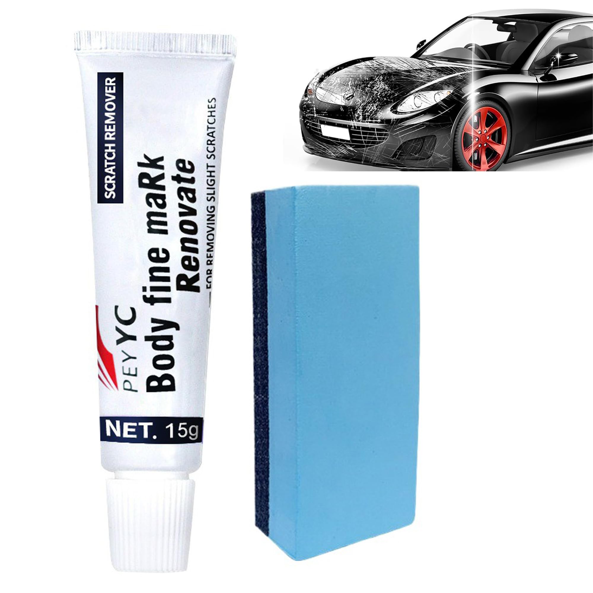 Amazon.co.jp: 車 傷消し【2025新型-クリーニングスポンジ付き】カー