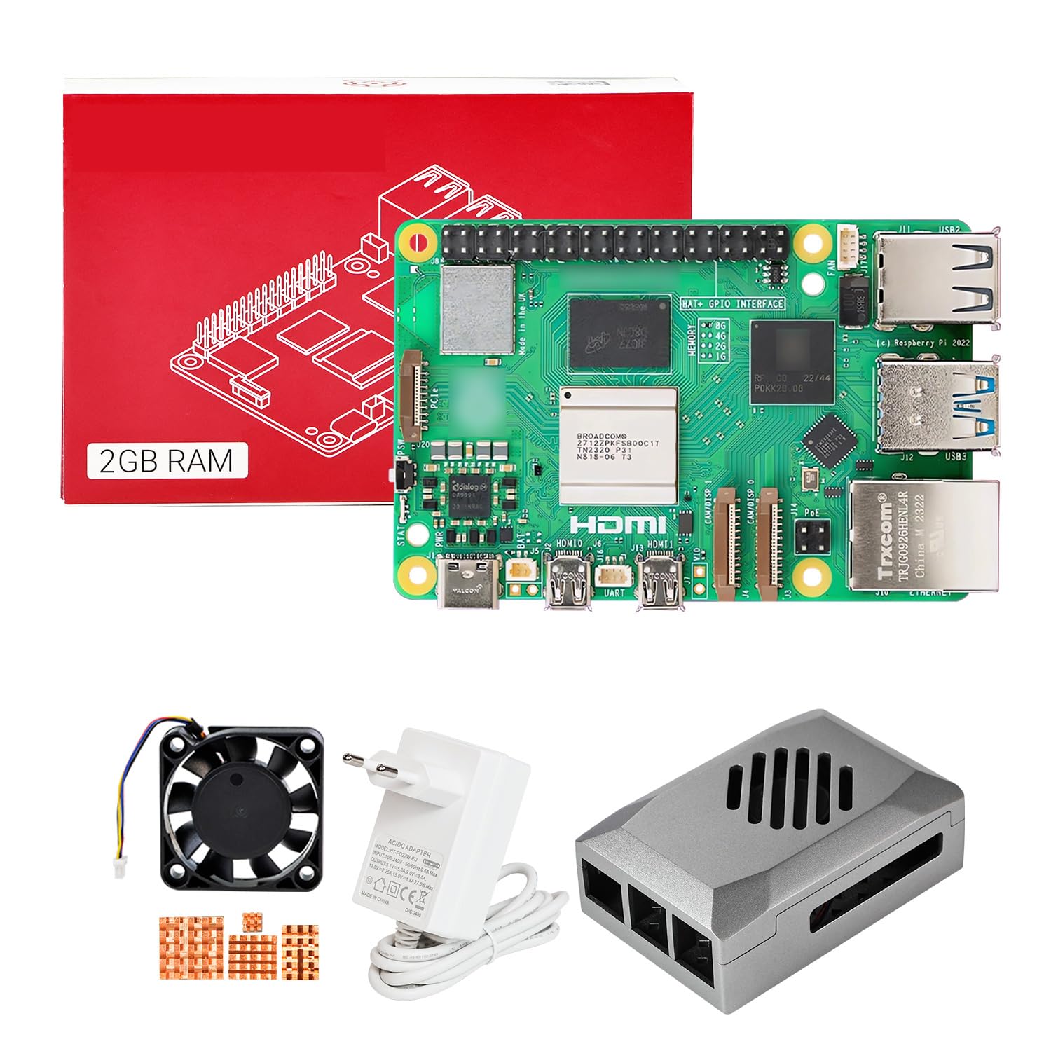 Raspberry Pi 5 2GB kit ROS2 pour la programmation IA Python - 7