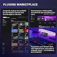 Vista 7 de TreasLin Stream Controller Deck with12 Customizable Macro Keypad to Trigger Actions in OBS Twitch YouTube for Content Creators Stream Dock