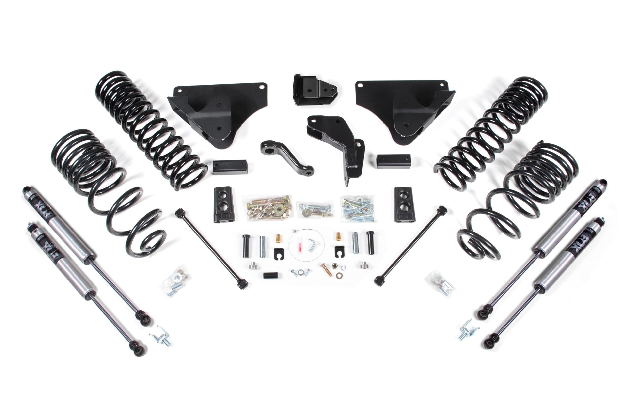BDS1601FS | 4 Inch Full Suspension Lift Kit (Front & Rear) | Diesel | Coil Springs | FOX 2.0 Shocks | Compatible with Ram 2500 (14-18) 4WD