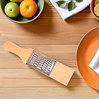 Vista 2 de DOITOOL Cortar sin esfuerzo con mango de madera para queso, trituradora de alimentos y patatas y verduras, picadora, rallador de zanahoria, ayudante