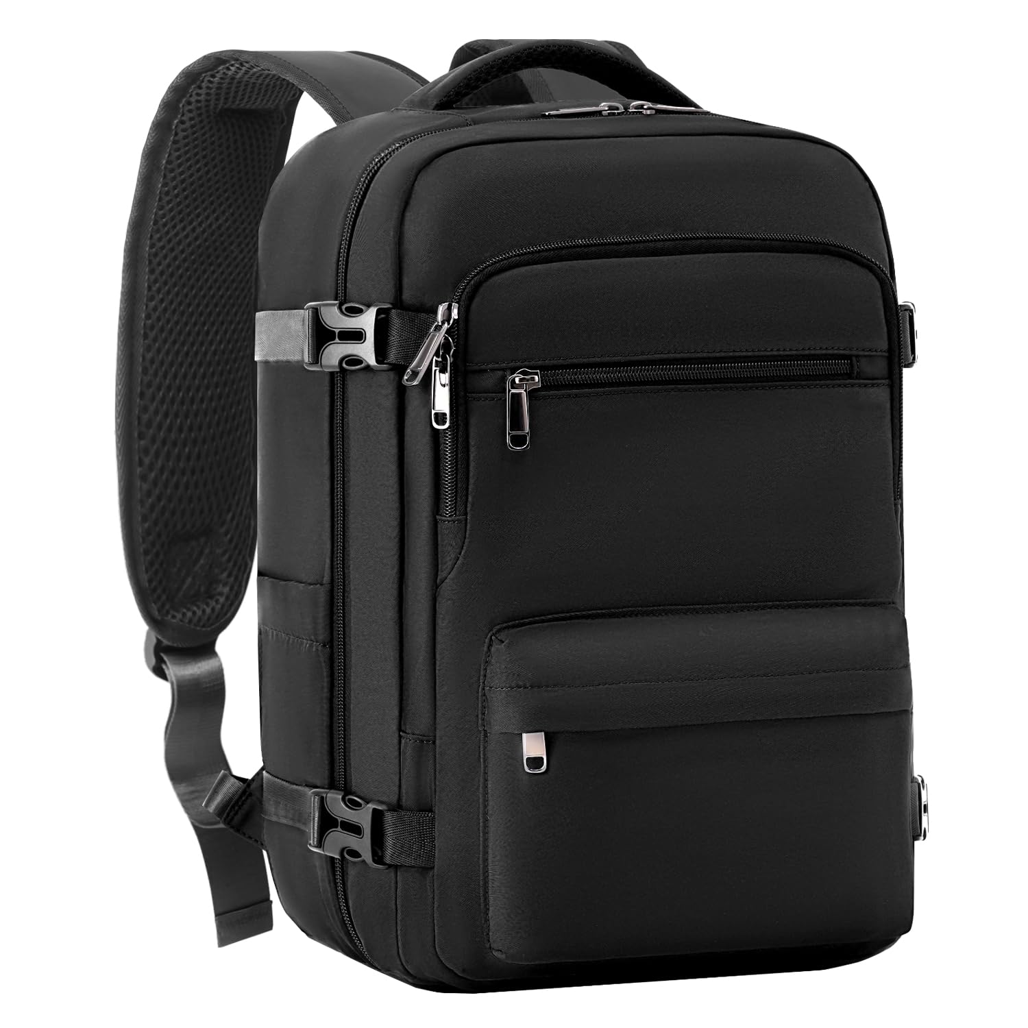 COOLIFE Vakuum Rucksack Handgepäck Ryanair 40x30x20 | Abnehmbarer Vakuumbeutel für großes Reisepacken, Laptop Rucksack 15.6 Zoll Für Outdoor und Studienreisen Damen Herren - Vacuum Koffer mit Pumpe