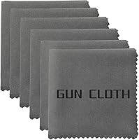 Vista 5 de Paquete de 6 paños de limpieza de pistola de microfibra, trapos de limpieza de pistola de 12 x 12 pulgadas, trapos de limpieza reutilizables