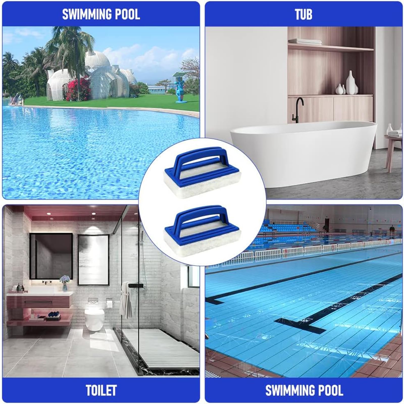 Tête De Brosse Piscine, Tête De Brosse De Piscine, Brosse Nettoyage Piscine Rotative à 180