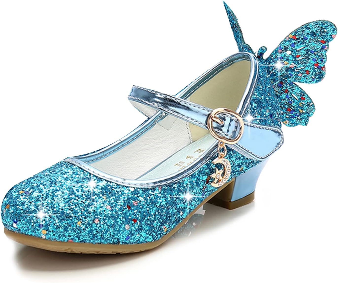 Unifizz Girls Toddler/Little/Big Kids Dress Mary Jane Pumps Bow Low Heels Party Wedding Princess Shoes